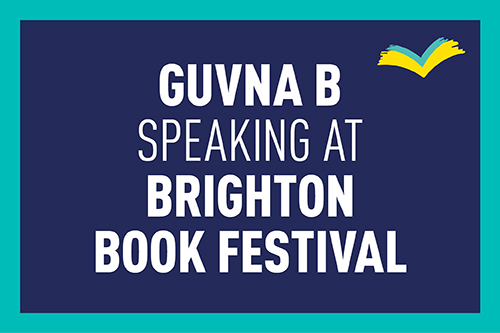 Guvna B at Brighton Book Festival