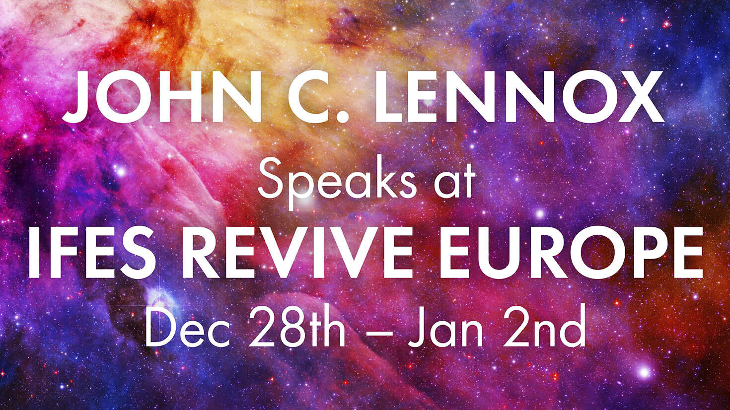 John C. Lennox Speaks at IFES Revive Europe