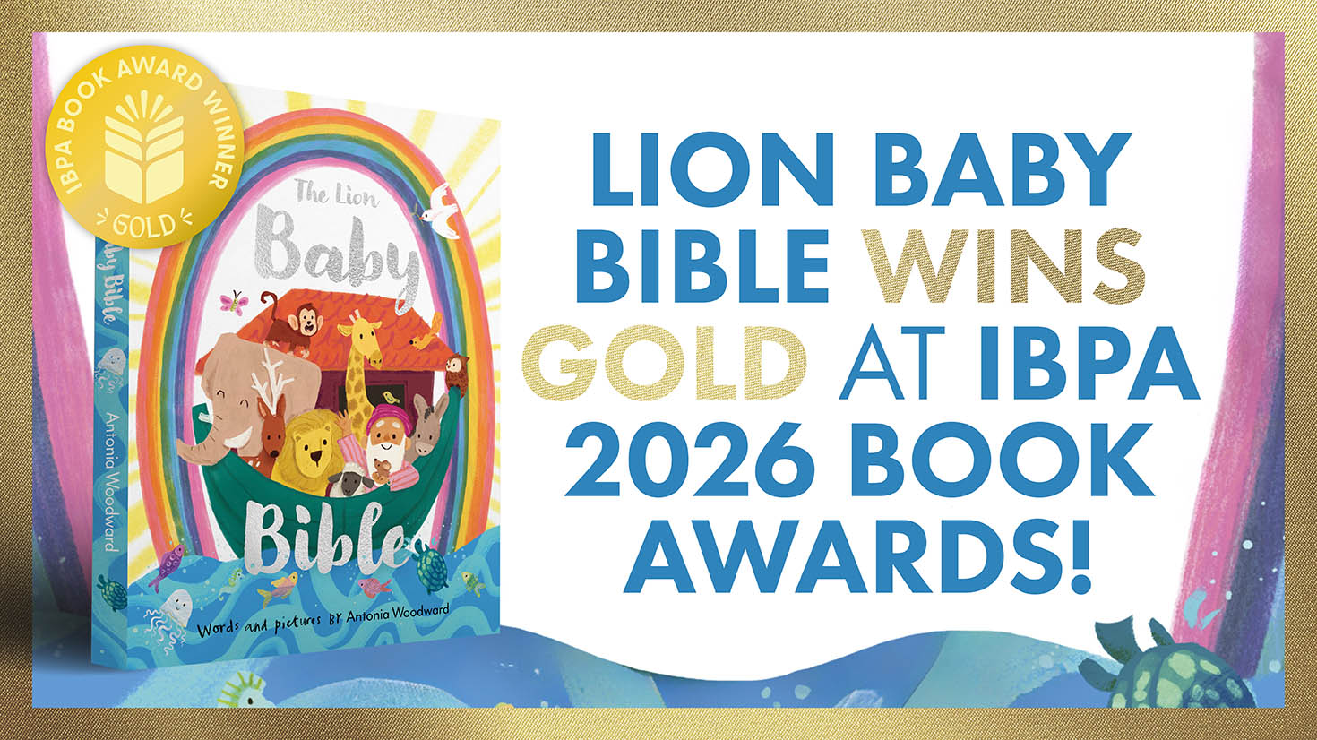 The Lion Baby Bible wins Gold at the 2026 IBPA Book Awards