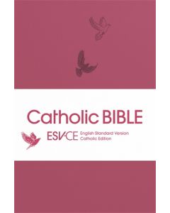 ESV-CE Catholic Bible, Pocket Edition, Pink Flexiback, Debossed Dove, British Liturgical Bible, ESV-CE, Flexiback, Pocket size
