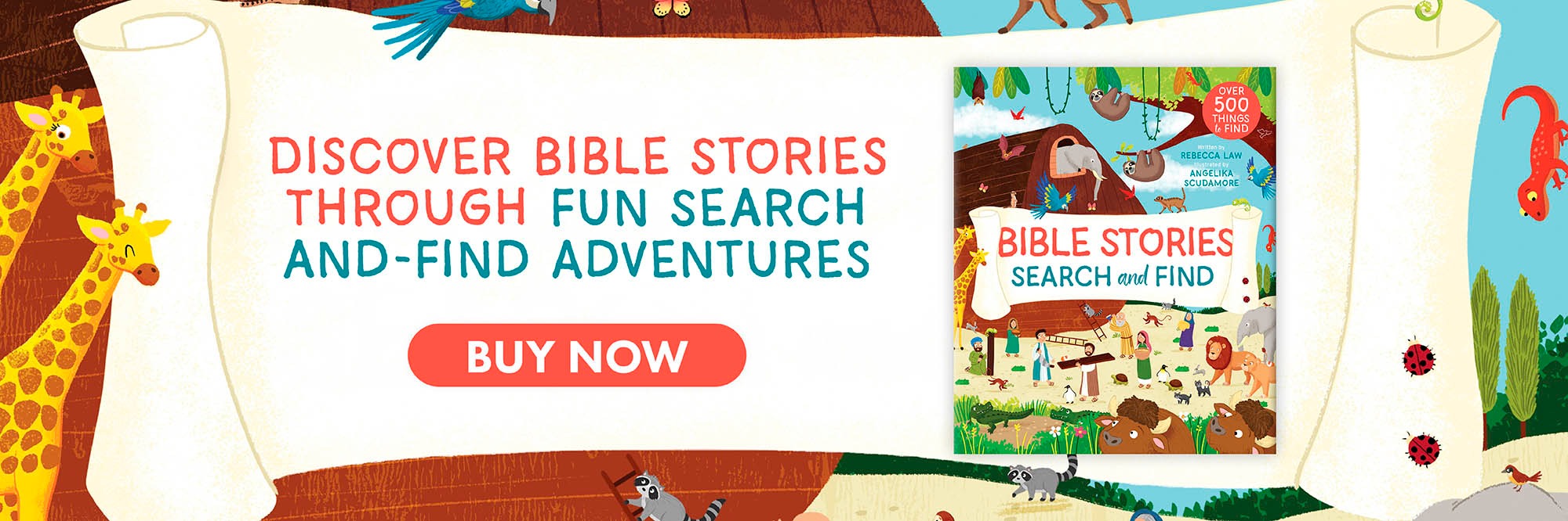 Bible Stories Search and Find An interactive Bible adventure for ages 6-9 featuring 20 beautifully illustrated stories