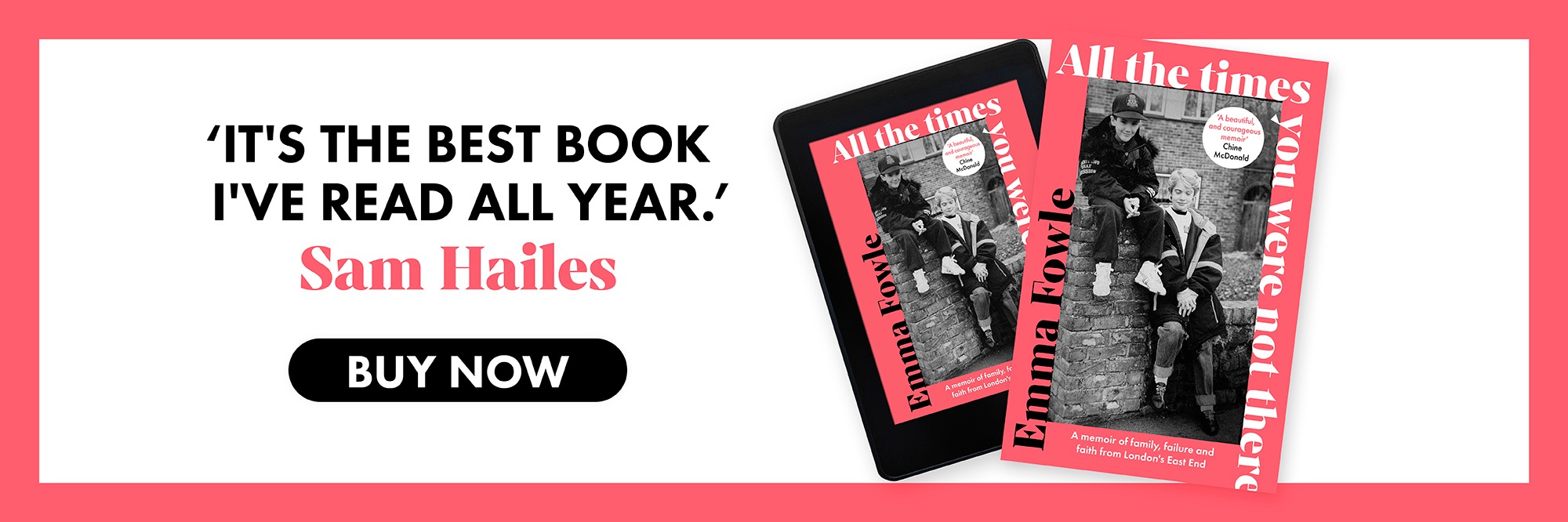 All the Times You Were Not There Emma Fowle