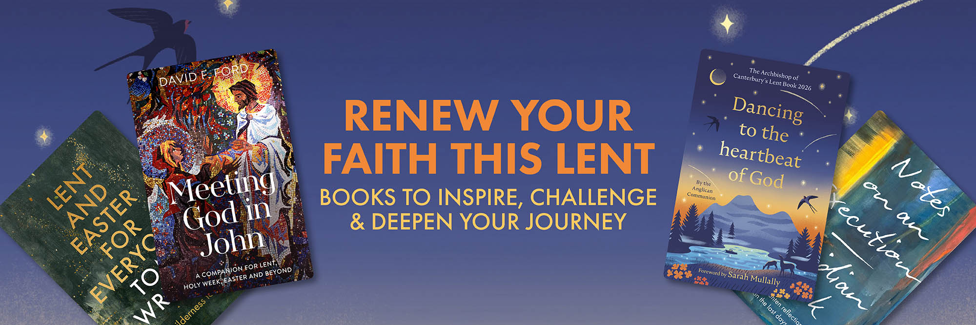 renew your faith this lent, books to inspire, challenge and deepen your lenten journey