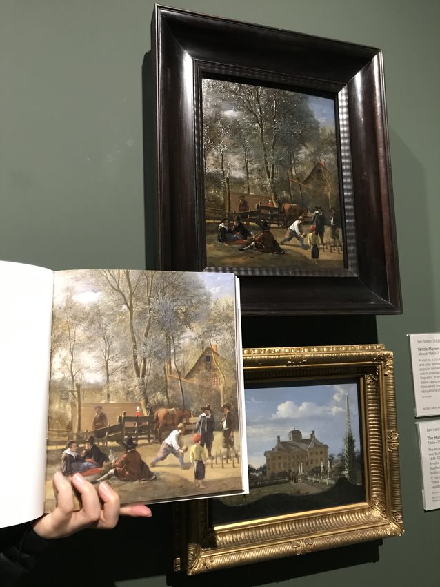 Skittle Players Outside an Inn