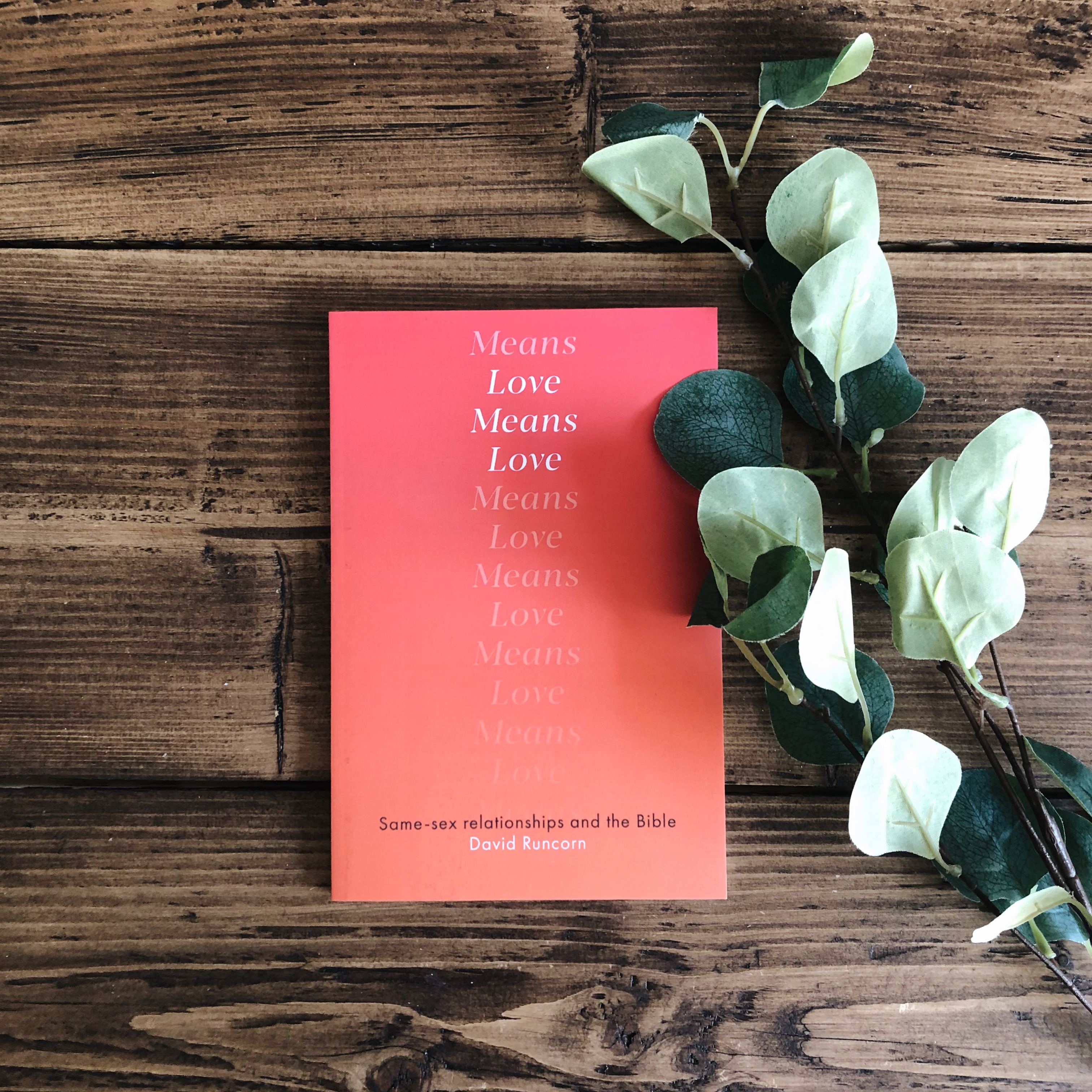 Love Means Love: Same-sex Relationships and the Bible