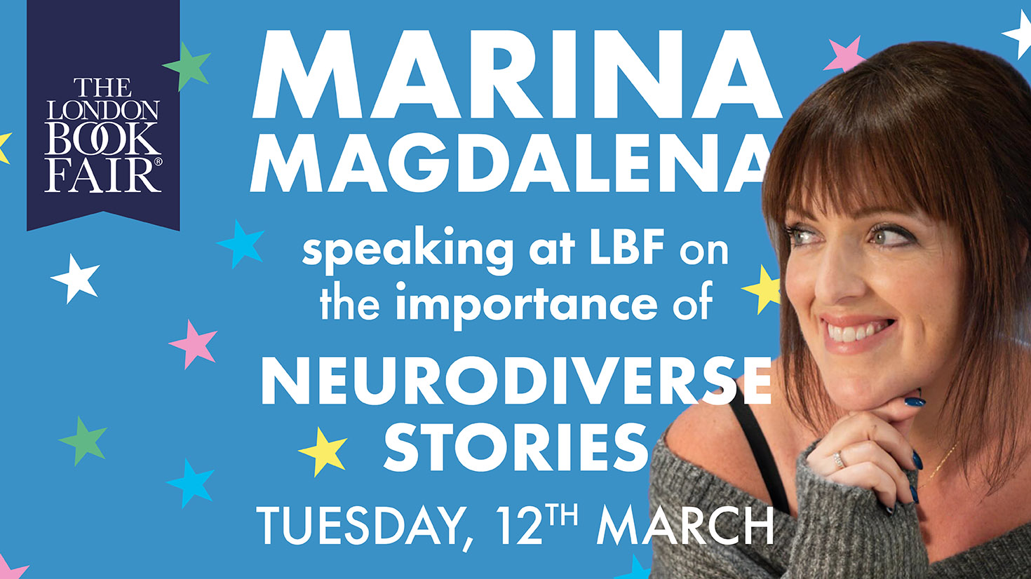 Marina Magdalena Speaking at LBF on the importance of Neurodiverse Stories