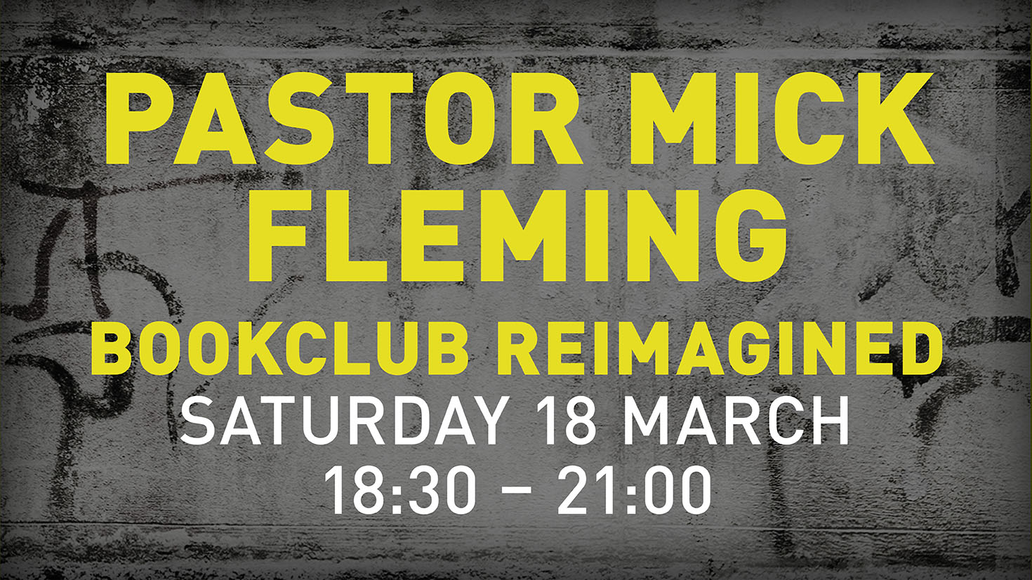 An Evening With Pastor Mick Fleming