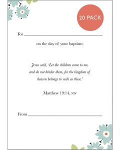 Baptism card 2024